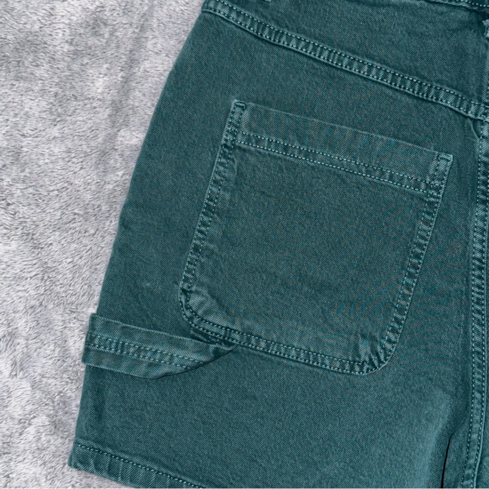 Universal Thread High Rise Green Denim Shorts - Picture 3 of 7